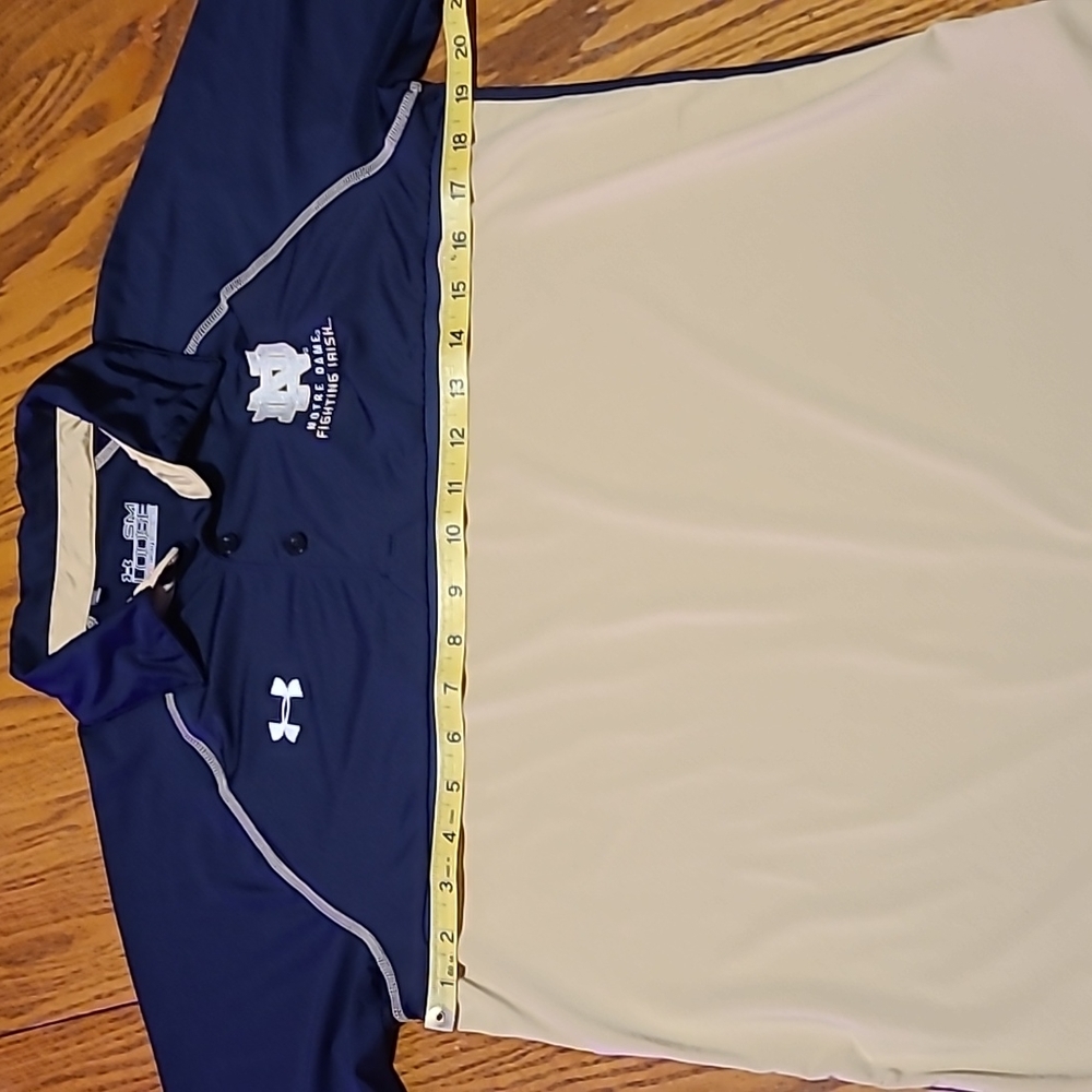 Under Armour Notre Dame Polo / Golf Shirt - Men's Small - Picture 6 of 7